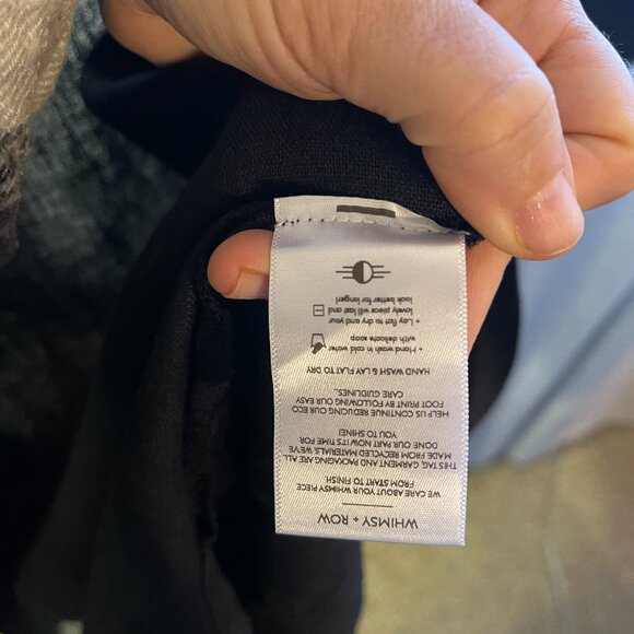 Whimsy & Row linen duster - black - M/L - Picture 7 of 8